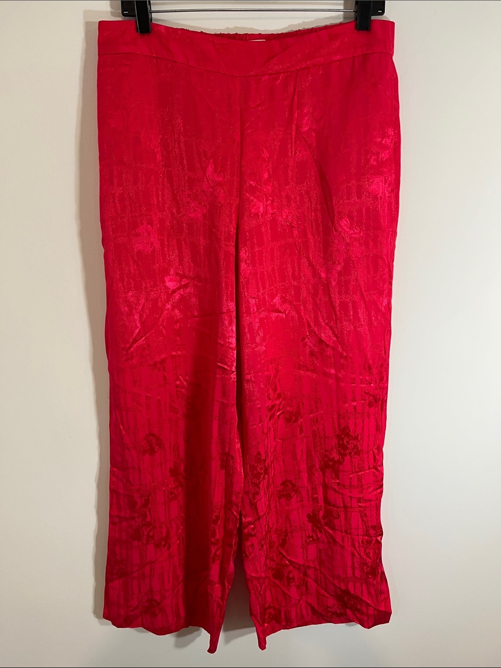 Carla Rockmore Collection Regular Pull-On Side Slit Foil Ankle Pant 12